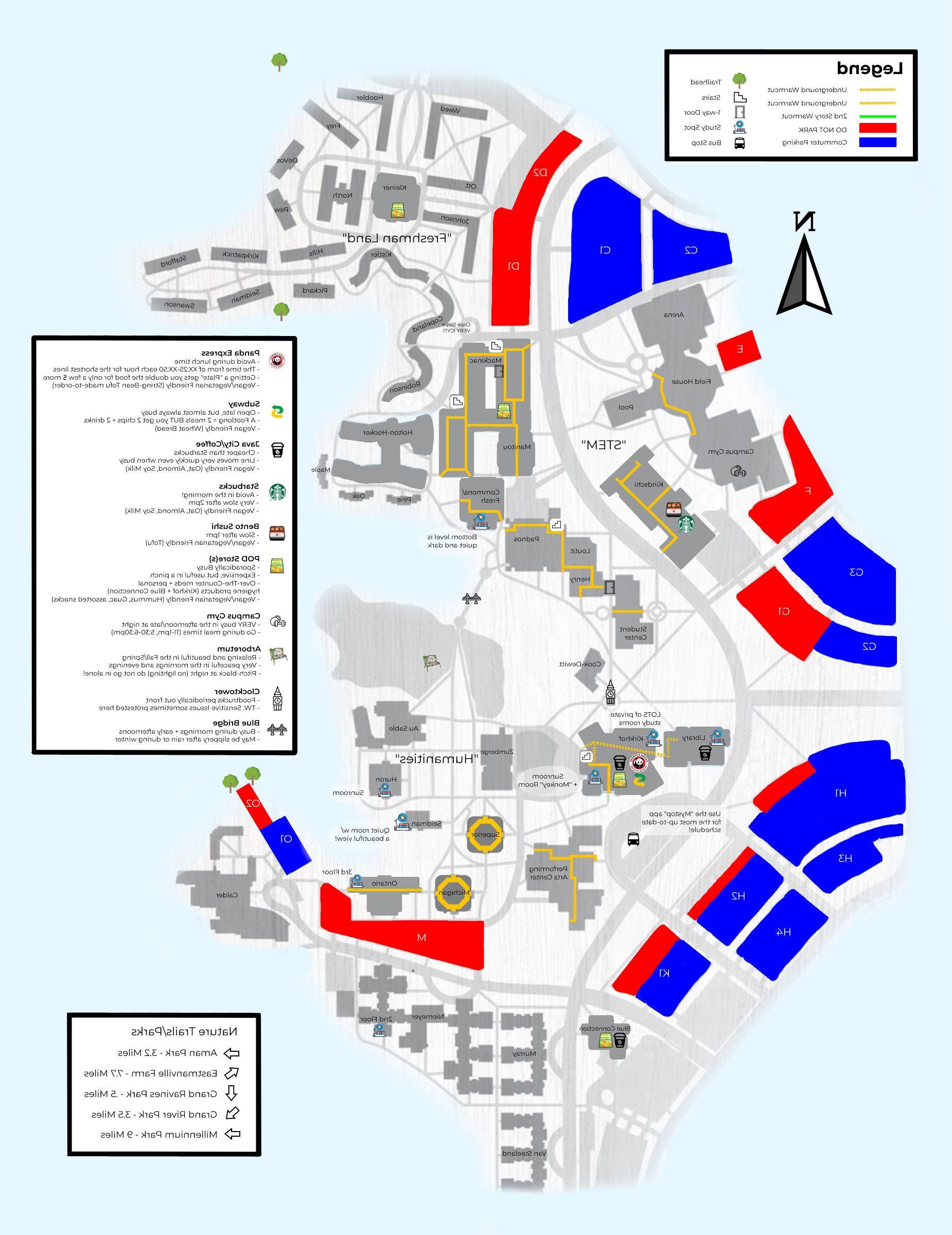 Student created GVSU Campus Map_Pace Module Example